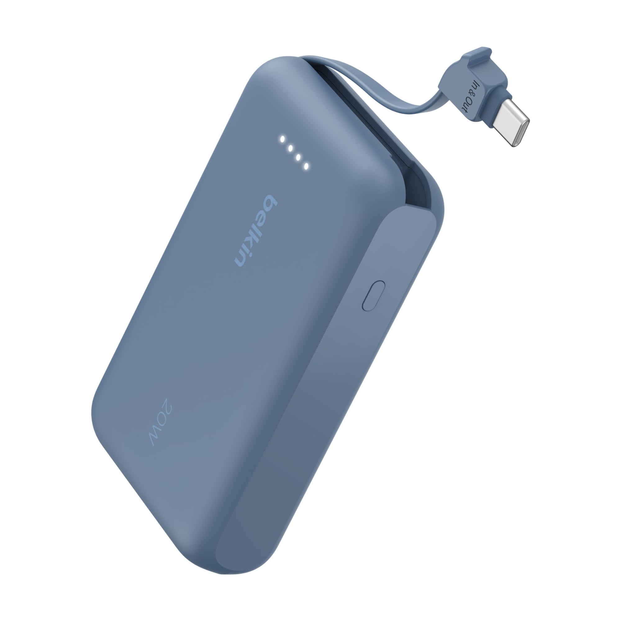 Banco De Energía Belkin 10k Pd 20w Con Cable Integrado Para Iphone