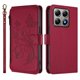 thumbnail image 2 of Funda Cartera Mariposa para [Xiaomi 14T Pro] con Soporte y Cremallera Rojo, 2 of 6