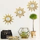 thumbnail image 5 of Espejo Manortang Champagne Gold de pared redondo de 9 cm, paquete de 3, 5 of 8