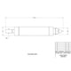 thumbnail image 3 of Edge Finder Starrett 827B, diámetro de contacto, doble extremo, diámetro de contacto, 3 of 7