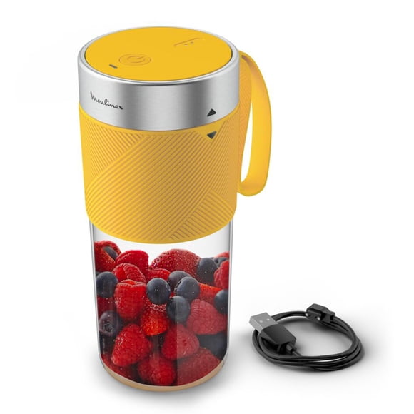 Licuadora Portátil Light Mix Amarillo 0,3L Moulinex