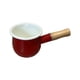 thumbnail image 4 of Mini cacerola para de 17 , cacerola pequeña para sopa, utensilios de cocina pequeños multiusos con mango de madera para té, agua hirviendo, Rojo, 4 of 5