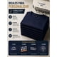 thumbnail image 2 of Pack 10 Poleras Basicas 100% Algodon Cuello Redondo 200g Azul Marino L Lisa, 2 of 3