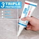thumbnail image 4 of Sellador de silicona Caulk & Seal Wadities White 240 ml (2 x 120 ml), 4 of 7