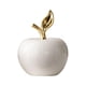thumbnail image 5 of Figura De Manzanas De Cerámica, Estatua De Manzanas De Mesa Para Oficina, Sala De Estar, Entrada Grande, Color Blanco, 5 of 5