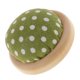 thumbnail image 2 of Aguja Base De Madera Aguja Cushion Holder Para Coser Artesanía Costura Verde, 2 of 5