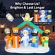 thumbnail image 4 of Pesebre Inflable de Navidad de 8 pies con Luces LED PIPIMOUSE, 4 of 7