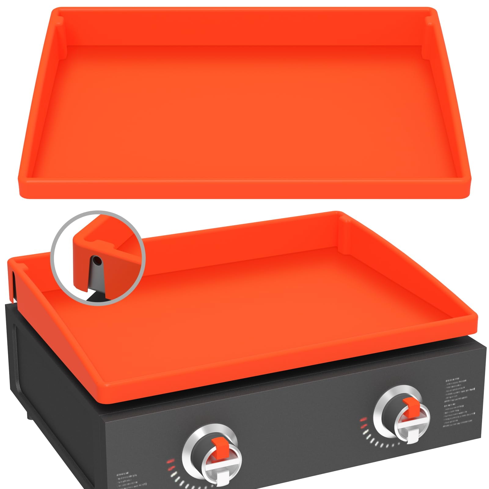 Funda De Plancha Bessio Silicone Para Blackstone De 22 Pulgadas