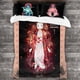 thumbnail image 1 of 3Pcs Bedding Set Cute Anime Bed Set Breathable Duvet Cover Set for Kids Teen Adult with 1 Quilt Cover 2 Pillow Shams Queen Size - 90x90 inches, 1 of 5