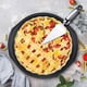 thumbnail image 2 of Xiao Hua Bandeja para Hornear pizza de Acero Al Carbono Antiadherente de 14 inch con Orificios Adecuada para Suministros de Horneado en Horno (36 x 33 x 1.5 cm), 2 of 4