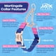 thumbnail image 2 of Collar Martingale Impermeable Azul Rosa Jelly – JAX PLANET, 2 of 8
