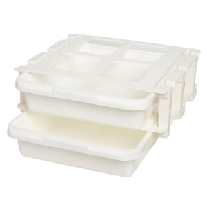 Bothyi - Organizador De Cajones Oculto Debajo Del Escritorio, Autoadhesivo Para Cocina, Hogar, Dormitorio, Doble Nivel