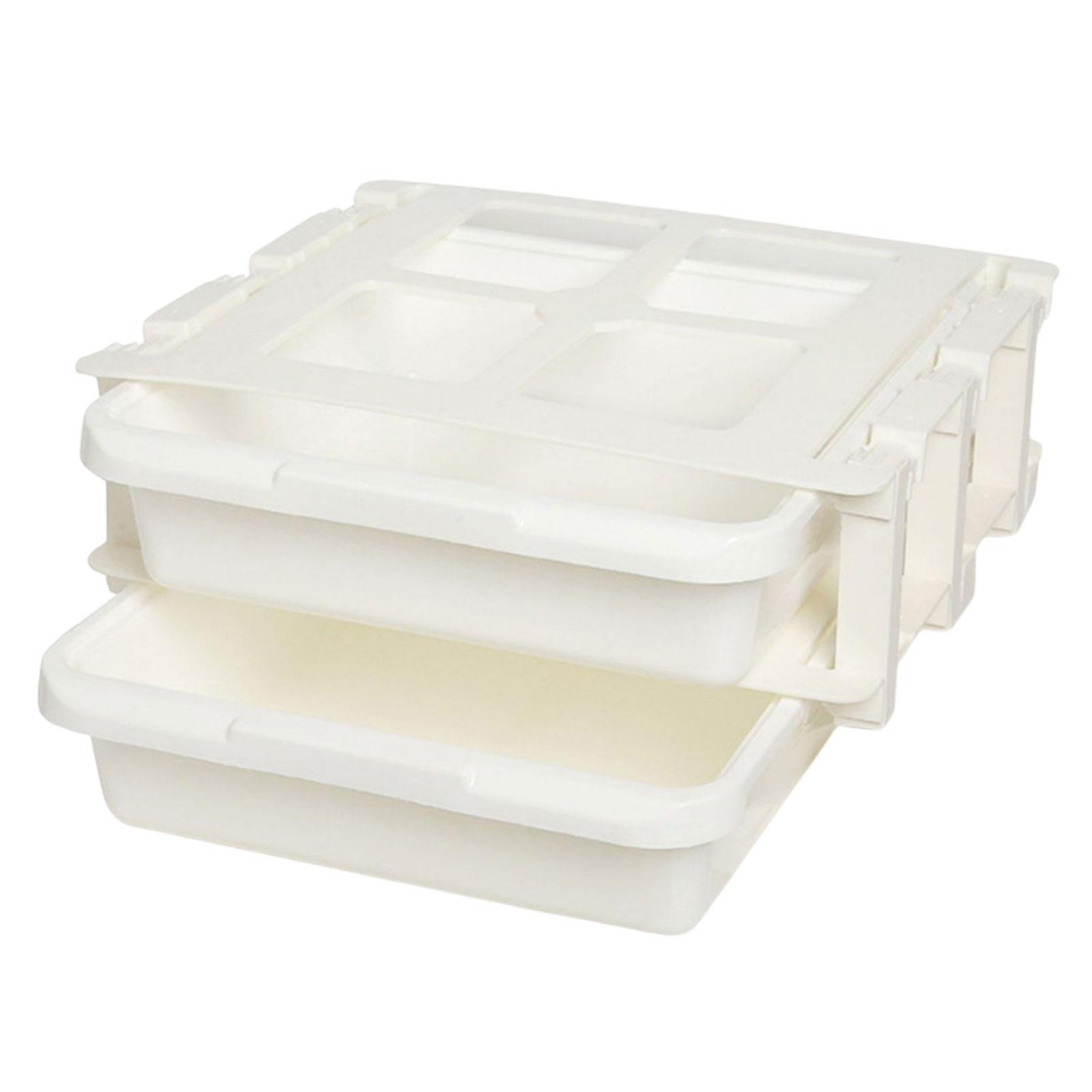 Bothyi - Organizador De Cajones Oculto Debajo Del Escritorio, Autoadhesivo Para Cocina, Hogar, Dormitorio, Doble Nivel