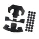 thumbnail image 2 of El Kit De Relleno De Casco Suministra Almohadillas De Esponja De Memoria Para Montar En El Exterior De Skate Negro, 2 of 3