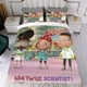 thumbnail image 4 of Ada Twist, Científica Conjunto de sábanas temático, trío de piezas, cómodo y amigable con la piel, diseño único, regalo de decoración para el hogar para familiares, amigos y fans,135cm *200cm, 4 of 6