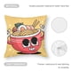thumbnail image 5 of Ramen Fundas de almohada de terciopelo con tema, regalos de funda de almohada, decoración para el hogar, cojín de lanzar, regalo de cumpleaños para fans y parejas.66*66cm., 5 of 6