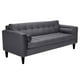 thumbnail image 2 of Sofa Retro 3cg Felpa 00 Gris, 2 of 6