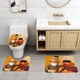 thumbnail image 2 of Juego de Alfombras de Baño Bert Vellón de Coral 3 Piezas, 2 of 6