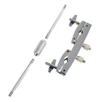 Magideal - Soporte De Abrazadera De Cencerro Portátil, Herramienta De Práctica, Soporte De Montaje De Cencerro Para Accesorio De Cencerro, Tambores, Accesorios P