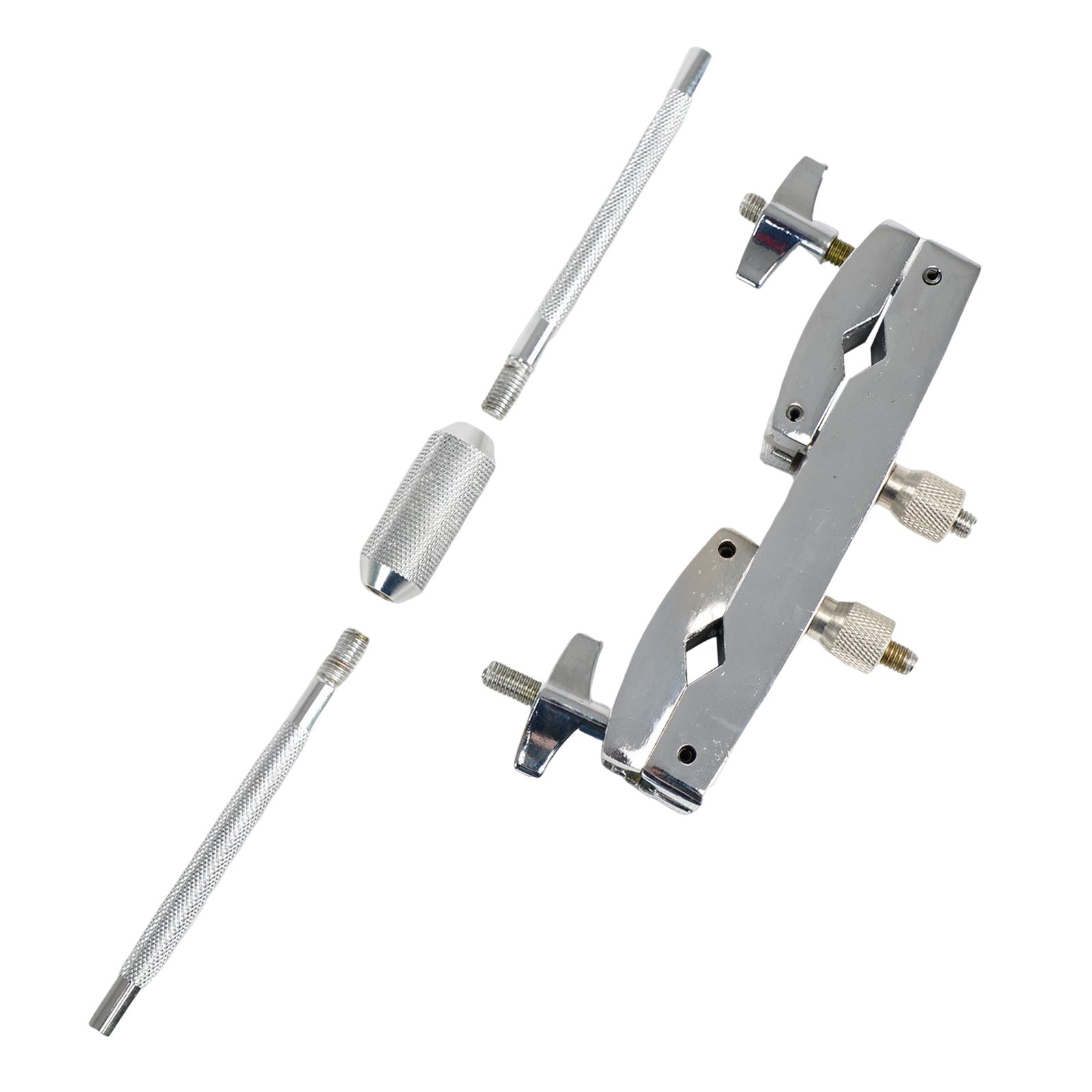 Magideal - Soporte De Abrazadera De Cencerro Portátil, Herramienta De Práctica, Soporte De Montaje De Cencerro Para Accesorio De Cencerro, Tambores, Accesorios P