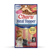 Inaba - Snack Para Gatos Churu Meal Topper 14G X 4 Tubos (56G) Rojo