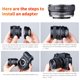 thumbnail image 3 of Adaptador de Montura de Lente K&F CONCEPT C/Y a Fujifilm X‑Pro1, 3 of 7