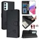 thumbnail image 1 of Funda tipo cartera FOXDOCK para Samsung Galaxy A35 5G con soporte, ranuras, RFID, diseño de gato, 1 of 5
