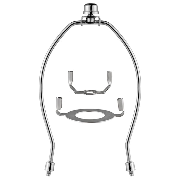 Kit de soporte para pantalla de lámpara QVQCWD de 20 cm, níquel, con adaptador E26