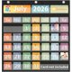 thumbnail image 2 of Calendario Yoink de 45 Bolsillos Negro para Aula, 2 of 7
