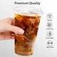 thumbnail image 3 of Vasos de plástico Dealusy, 20 onzas, transparentes con tapas, paquete de 100 unidades para bebidas frías, 3 of 7