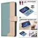thumbnail image 3 of Funda Cartera con Bloqueo RFID para Samsung Galaxy S25 Edge con Ranuras y Soporte Verde, 3 of 5