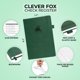 thumbnail image 2 of Libro de Registro de Cheques Clever Fox 15x21 cm Verde Oscuro, 2 of 6