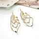 thumbnail image 2 of Metal Layered Swirling Geometric Earrings Personality Fashion Long Pendant Hook Earrings Elegant Ear Piercing Jewelry, 2 of 4