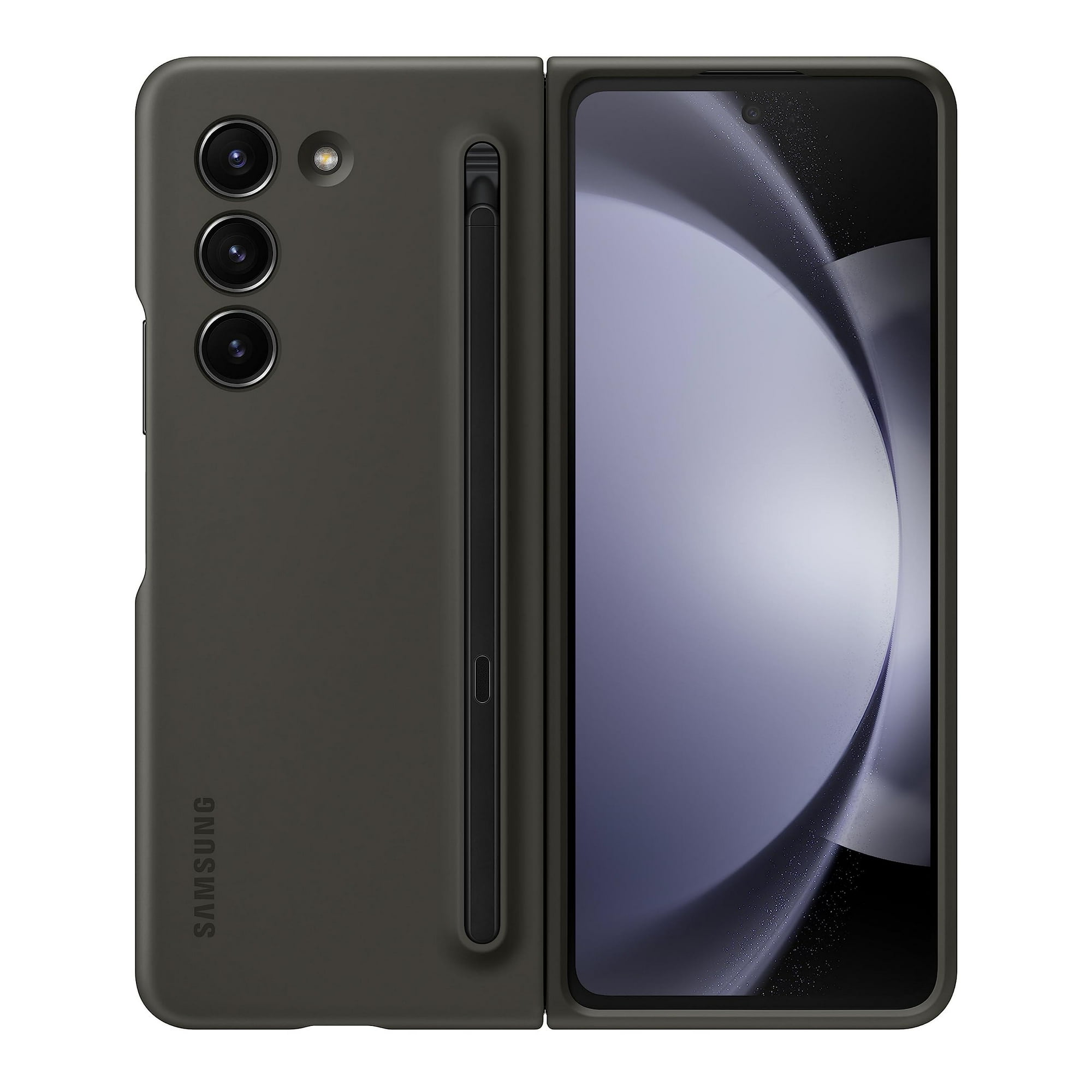 Funda Para Teléfono Samsung Galaxy Z Fold5 Slim S Pen Con Soporte, Color Grafito