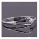 thumbnail image 2 of Pulsera para mujer chapada en plata con diamantes de, 2 of 3