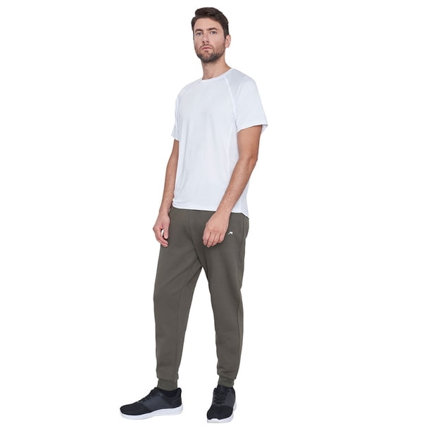 Buzo Hombre Deportivo Verde Jogger Corona