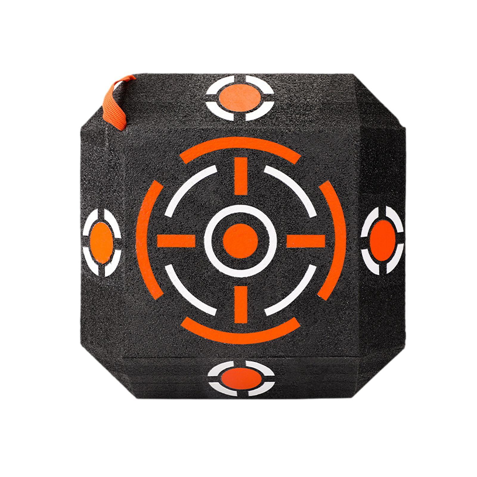 Magideal - Bloque De Objetivo De Tiro Con Arco, Accesorios De Tiro Con Arco, Objetivo De Práctica De Tiro Con Arco Cúbico De Espuma Xpe Ligero Multifacetado Para