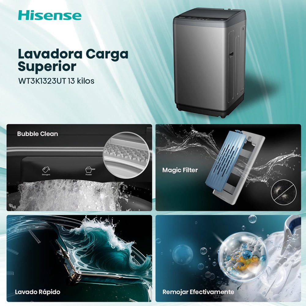 Hisense WT3K1323UT 13 kg Titanium Grey, foto 14