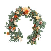 Bothyi - Guirnalda De Flores Artificiales De 5,9 Pies De Largo, Enredadera Floral Para Fondo De Mesa De Boda, Estilo E