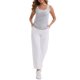 thumbnail image 2 of INSPIRE CHIC Camiseta de Tirantes de Maternidad para Lactancia con Hebillas para Mujer, Cuello en U con Acolchado, Ajuste Suelto, Chaleco a Rayas Largo XXL Gris, 2 of 6