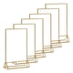 thumbnail image 1 of Soporte Acrílico Para Carteles, Soporte Para Carteles, Mesa De Reuniones Para El Hogar, Menú, 6 Pulgadas, 6 Uds., 1 of 5