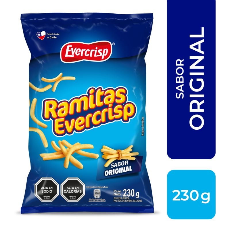 Ramitas Saladas 230 g Evercrisp