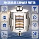 thumbnail image 3 of Filtro de ducha Dwavele 20 etapas para agua dura con 2 cartuchos, 3 of 7