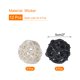 thumbnail image 2 of Conjunto de 12 bolas de ratán de mimbre de 2 pulgadas, bolas decorativas de ratán para rellenos de jarrones, decoración del hogar, negro, blanco, 2 of 6