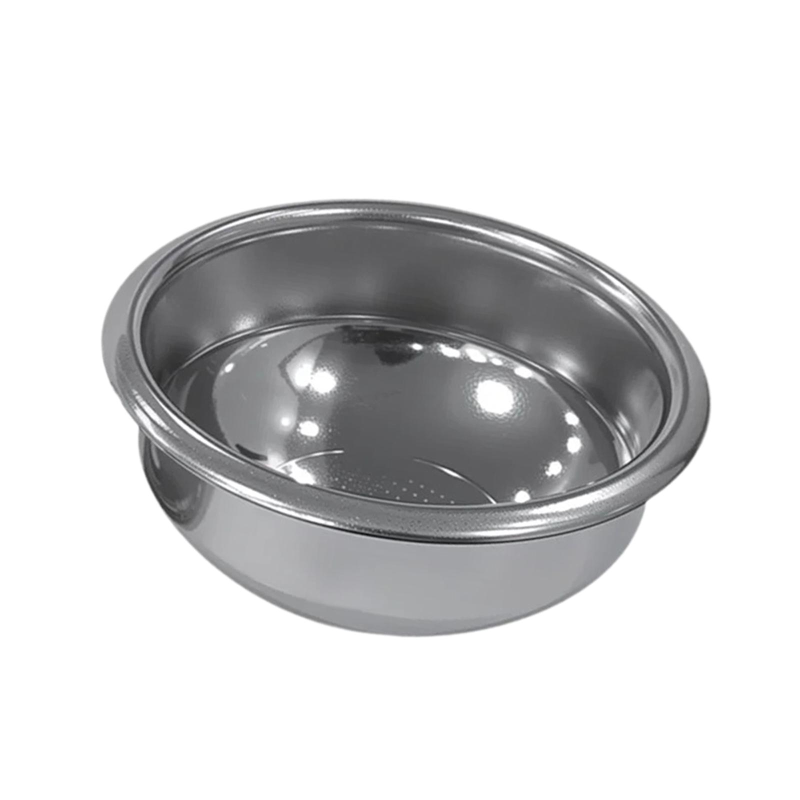 Magideal - Portafiltro De 58 Mm, Cesta De Filtro, Portafiltro Sin Fondo, Fácil De Limpiar, Ajuste Universal, Accesorio Para Máquina De Espresso, Barra, Hogar