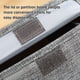 thumbnail image 4 of Cajas de almacenamiento con tapa y asa, contenedores organizadores plegables para ropa de cama, cestas cúbicas con divisor extraíble para el hogar, dormitorio, armario, oficina., 4 of 7