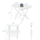 thumbnail image 5 of Mesa Auxiliar Casual Home Plegable de Madera Maciza Juego de 2 Piezas, 5 of 6