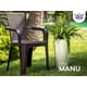 thumbnail image 4 of Silla con Apoya Brazos para Terraza Jardin Living Restaurant Estilo Rattan Modelo Manu Marca Reyplast, 4 of 6