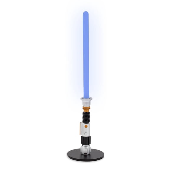Sable láser azul Obi-Wan Kenobi de Star Wars, 12 pulgadas, miniluz LED ambiental para mesita de noche