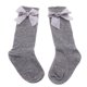 thumbnail image 3 of Baby Girls rodilla calcetines altos Bowknot Toddler Babies calcetines escuela 0-2T gris, 3 of 5